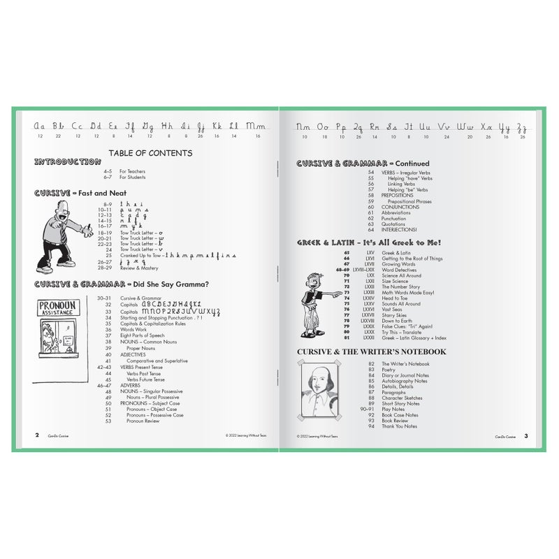 Learning Without Tears, Can-Do Cursive, Student Workbook, Age 10+, 5th Grade+, Handwriting Practice, Writing Book, School & Home, Language Arts, Tutoring - Image 2